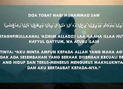 Doa Tobat Islam Arab Dan Artinya Dalam